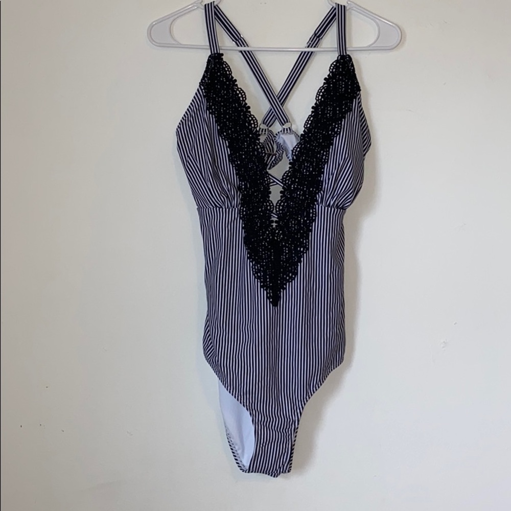 Plus size one piece swimsuit